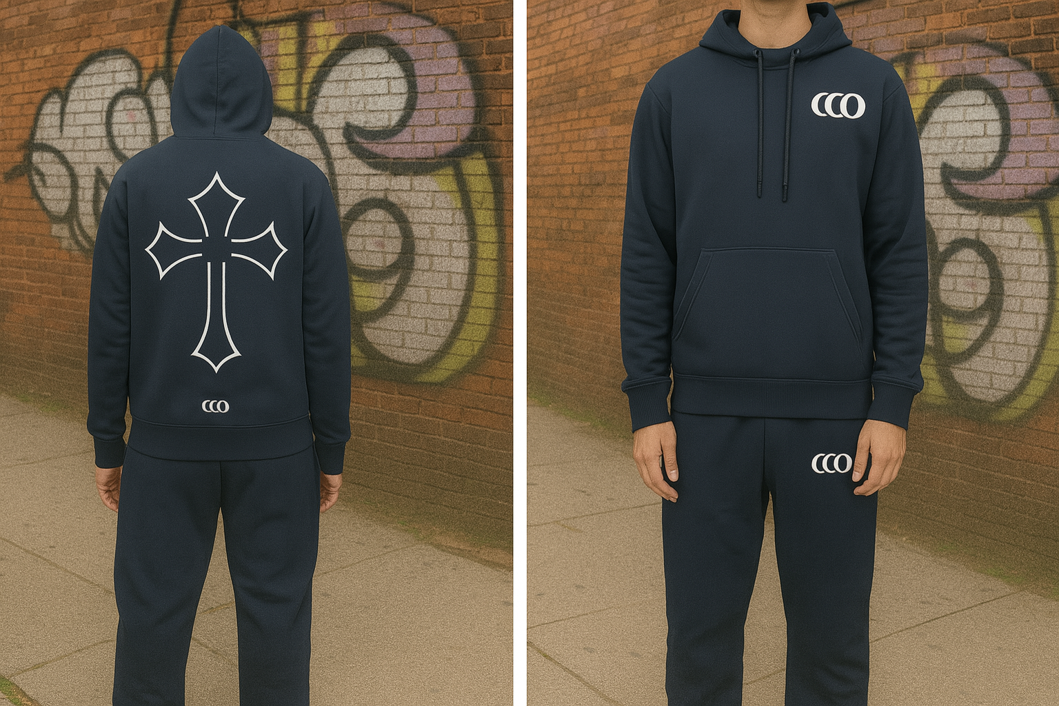 000 Minimalist - Cross hoodie