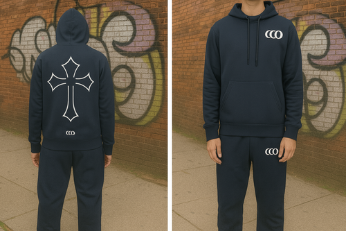 000 Minimalist - Cross hoodie