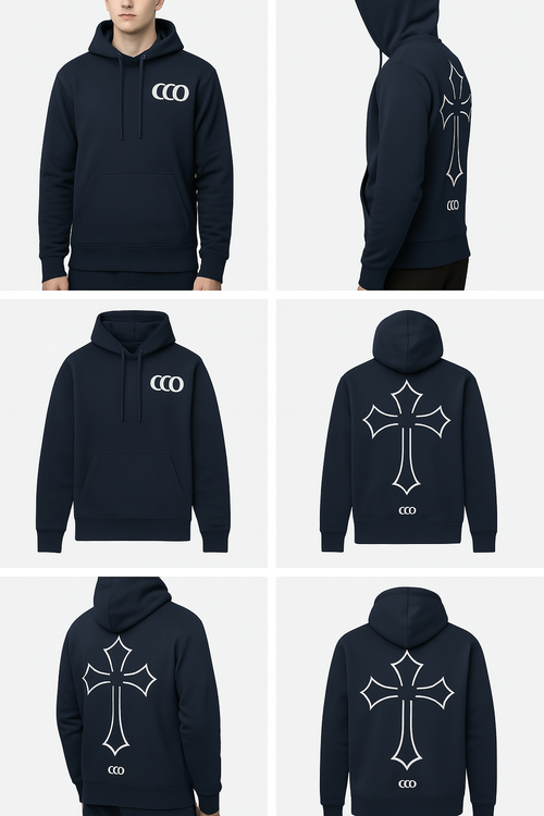 000 Minimalist - Cross hoodie